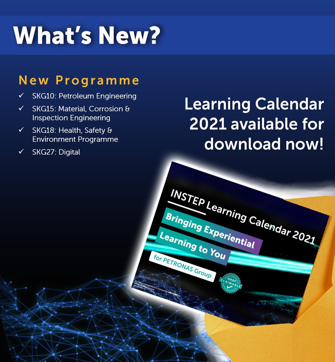 Latest INSTEP Learning Calendar 2021 (Revision 3) is here!