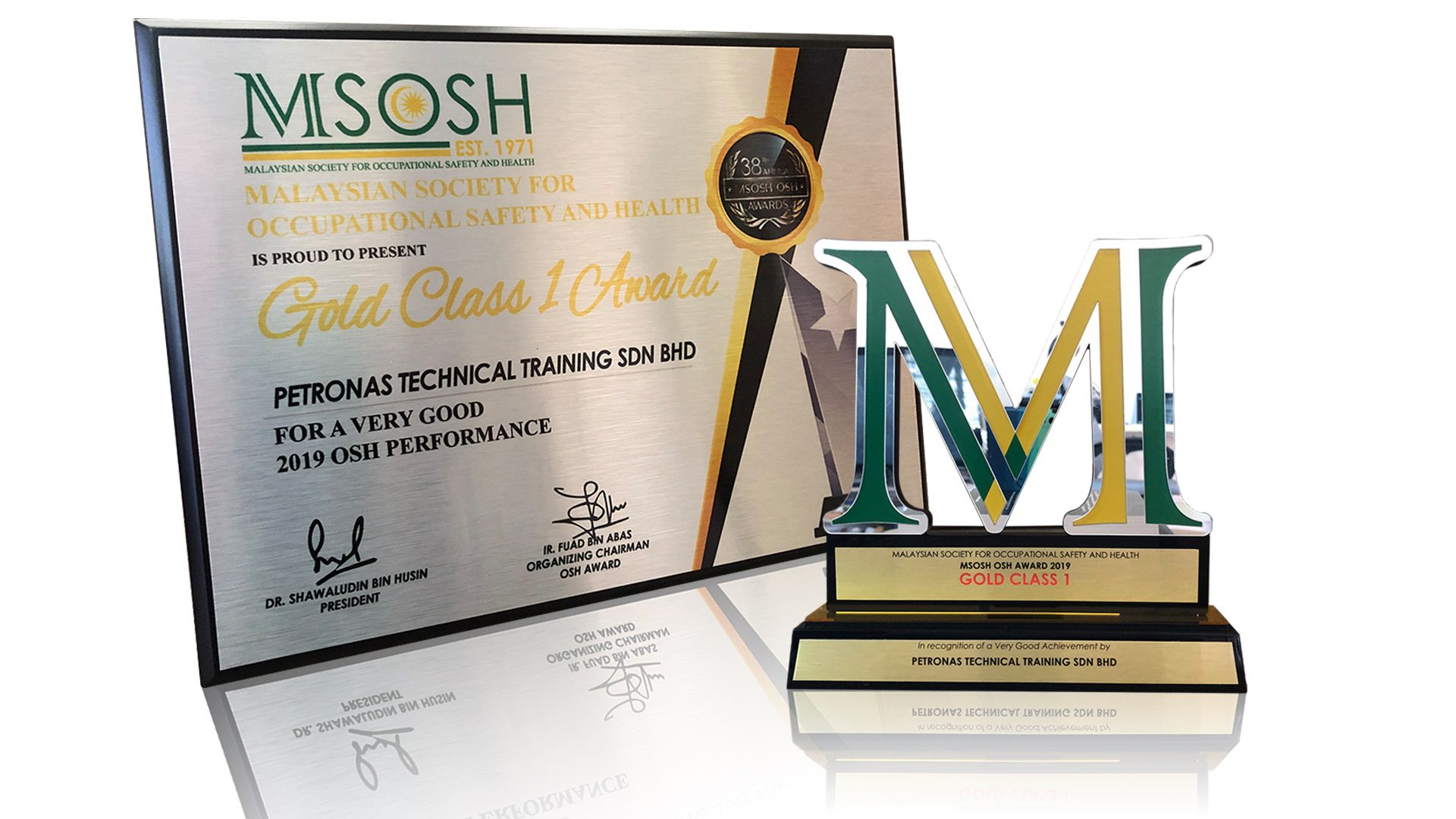 Third consecutive win for INSTEP – MSOSH OSH Gold Class 1 Award