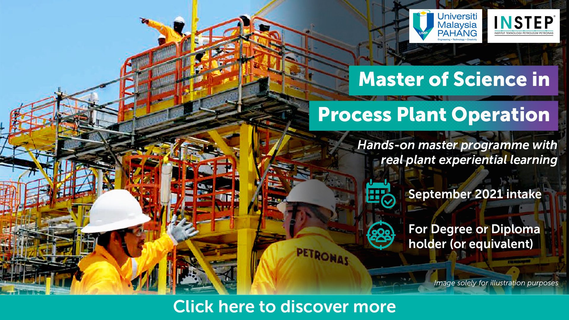 Master of Science in Process Plant Operations for September Intake ​