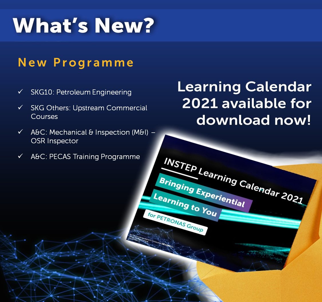 Latest INSTEP Learning Calendar 2021 (Revision 7) is here!