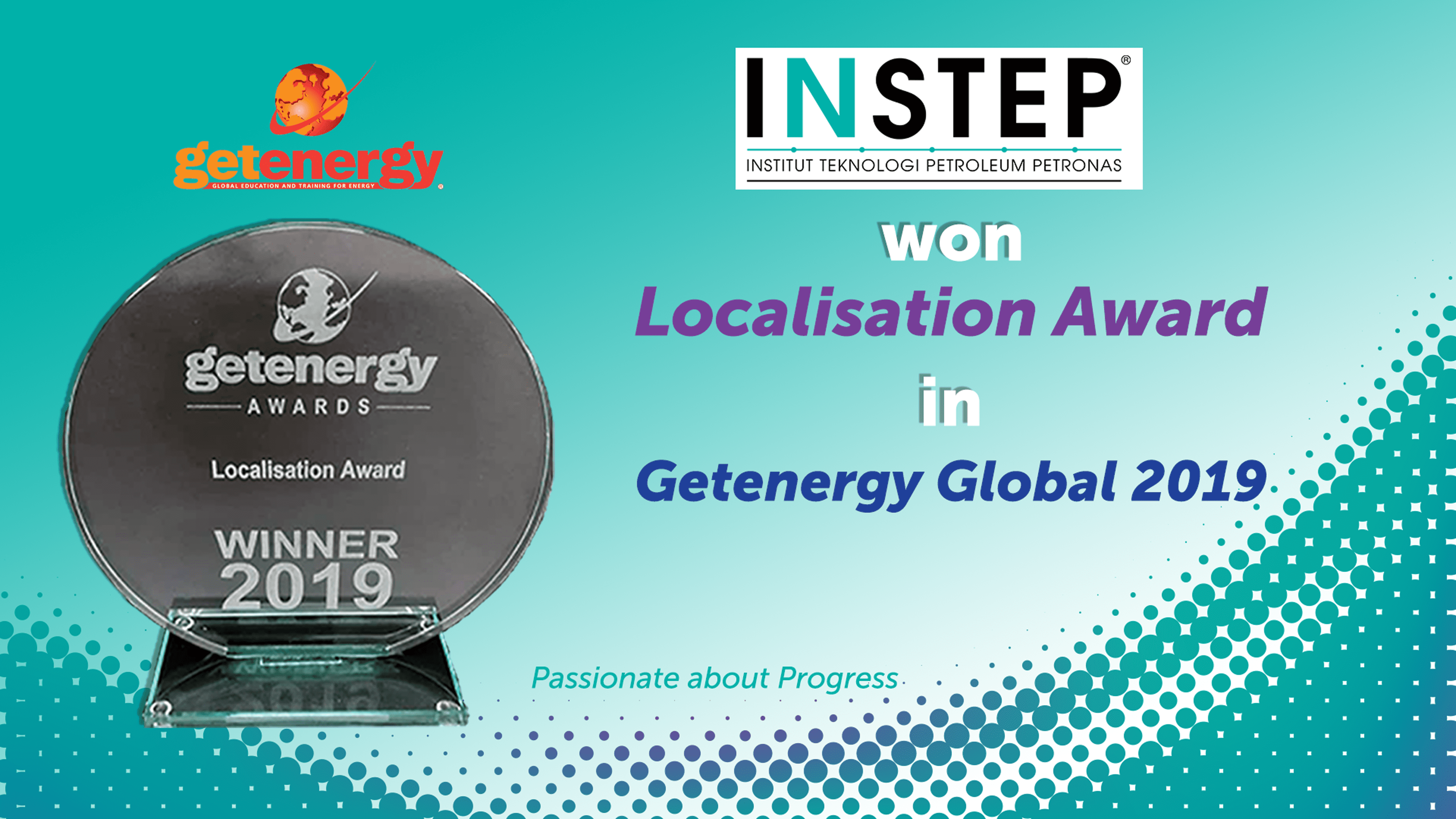 INSTEP Won Localisation Award In Getenergy Global 2019