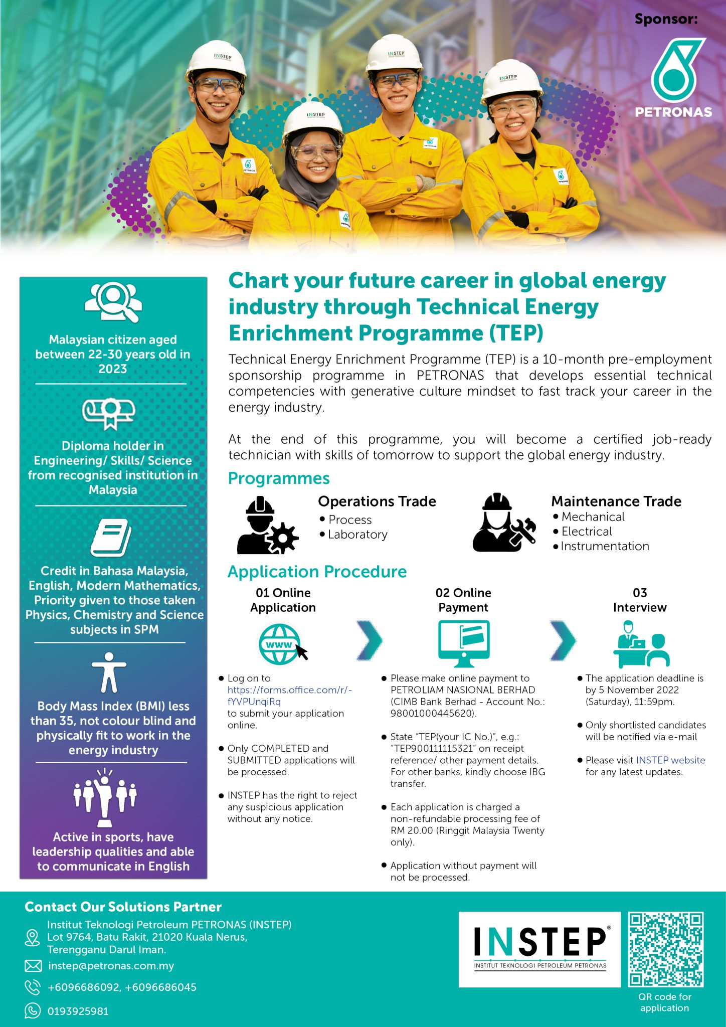 Technical Energy Enrichment Programme TEP 2023 INSTEP