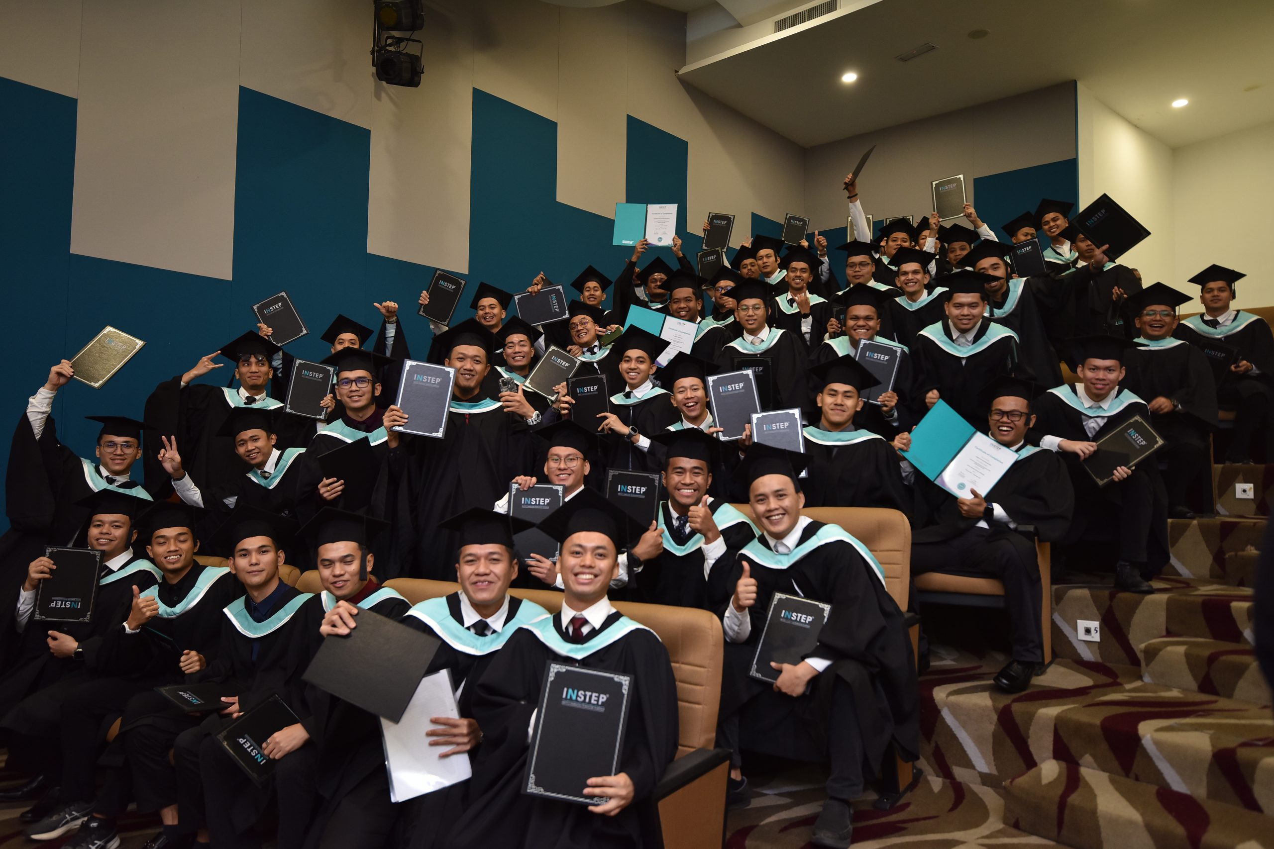 Smiles of pride and joy were reflected on the graduates’ faces