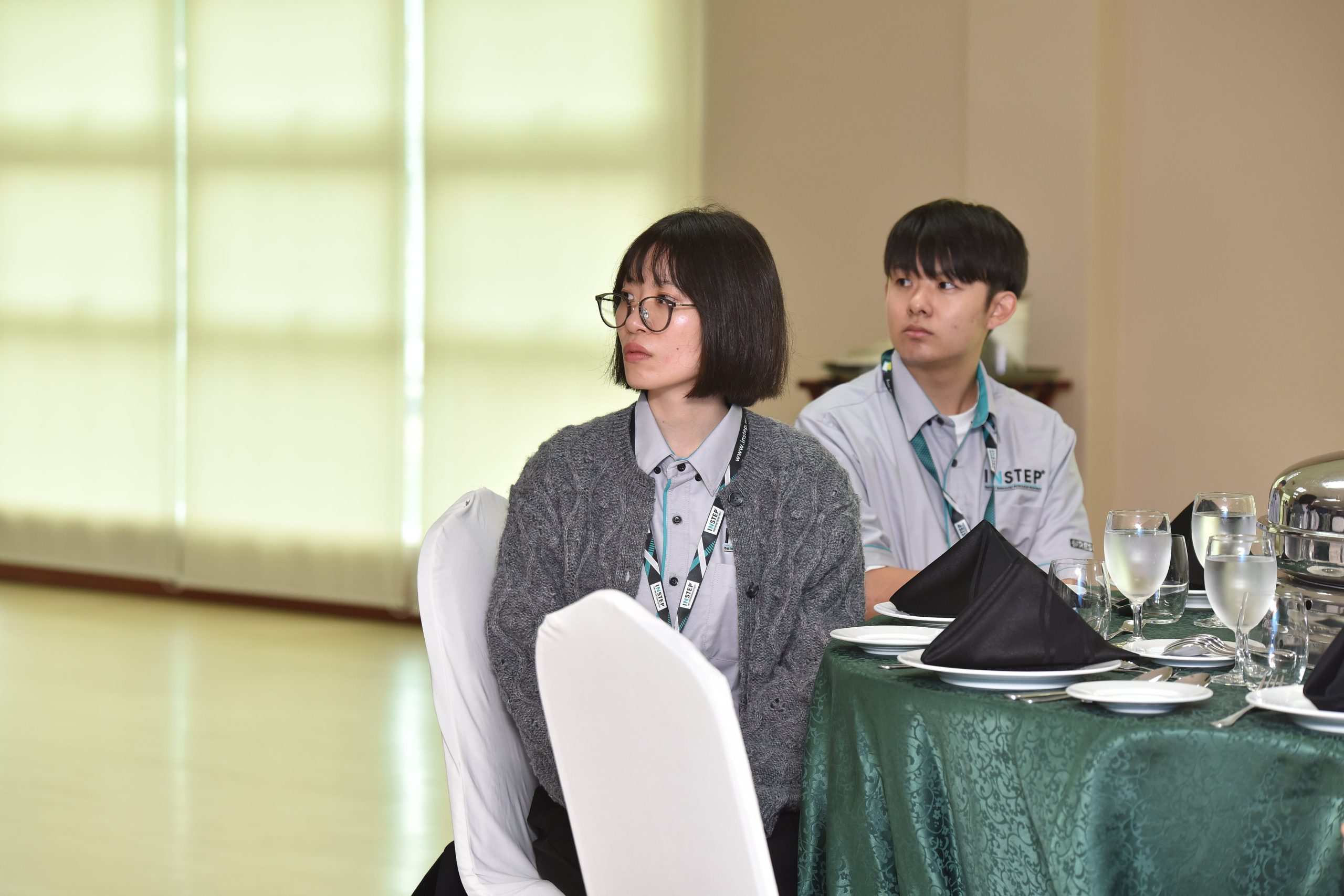 A look of determination on the faces of our international learners.