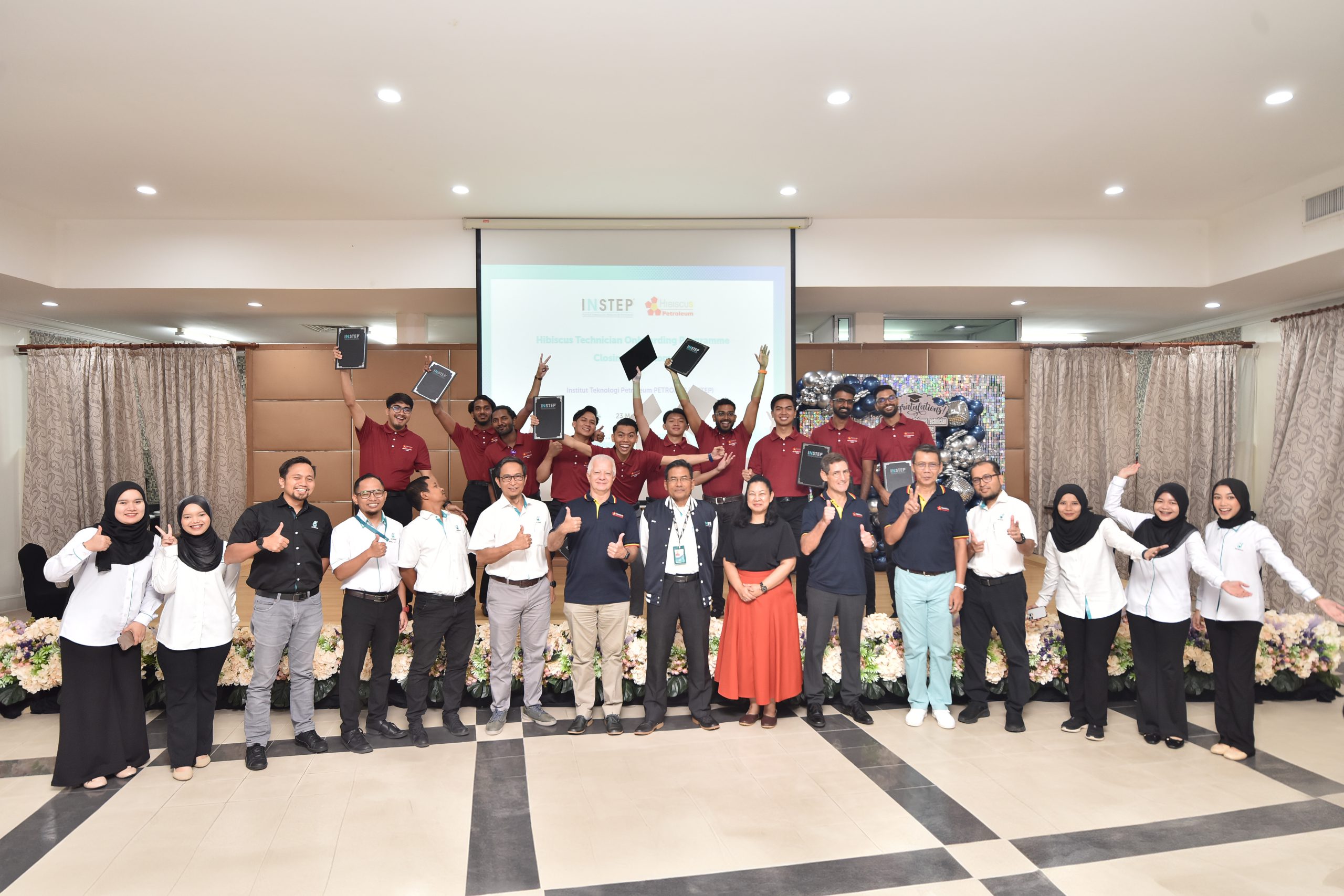 Ten Technicians Complete 6 Month Training Program in Collaboration Between INSTEP and Hibiscus Petroleum to Advance Local Energy Industry
