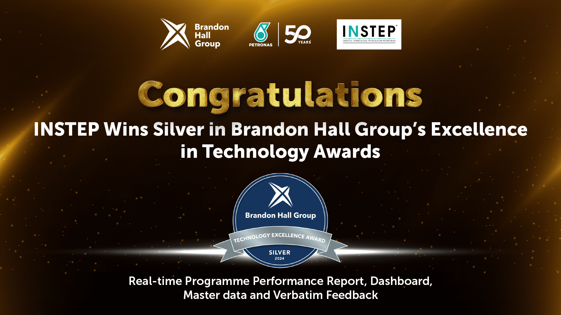 INSTEP Wins Silver in Brandon Hall Group’s Excellence in Technology Awards